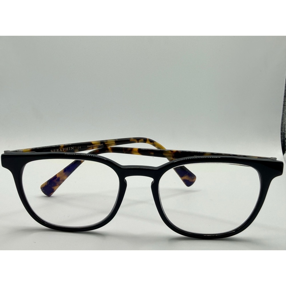 Seraphin Eyeglasses Black Tortoise Shell Handcrafted in Japan Frames